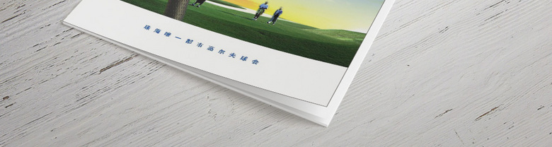 简约高尔夫画册