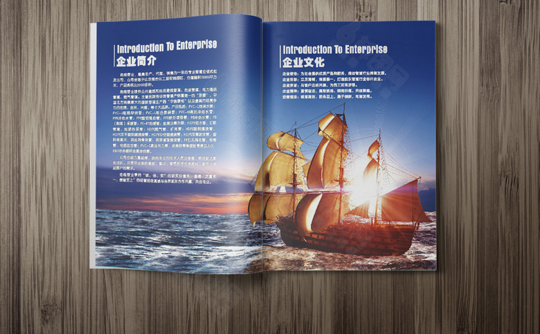 精美大气管业画册