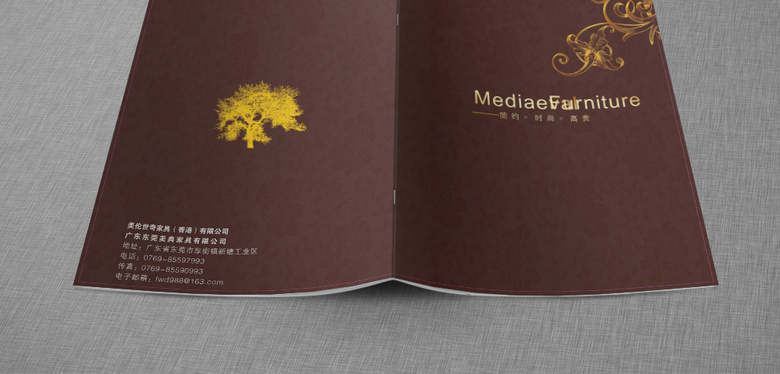 大气时尚家具画册模板
