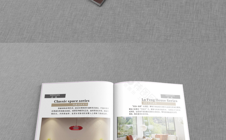 大气时尚家具画册模板