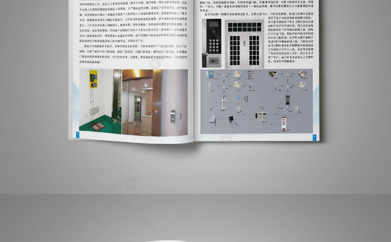 监控画册模板