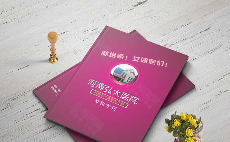 妇幼医院画册模板