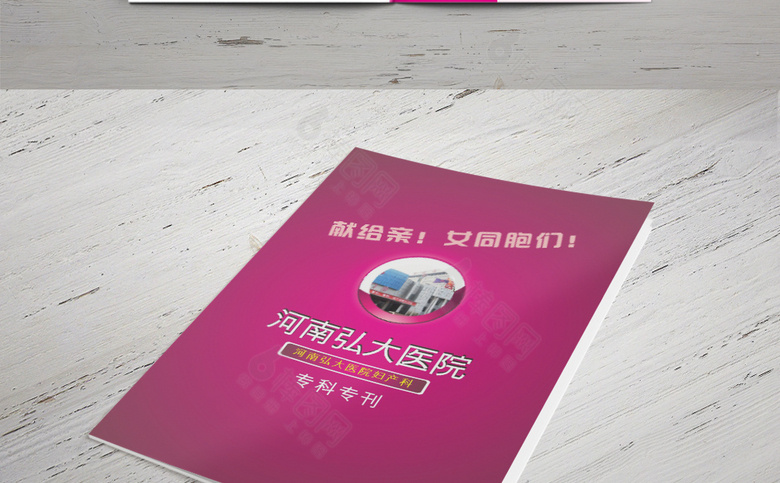 妇幼医院画册模板