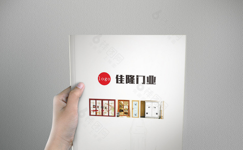 白色简约木门画册