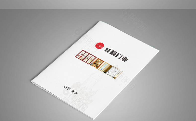 白色简约木门画册