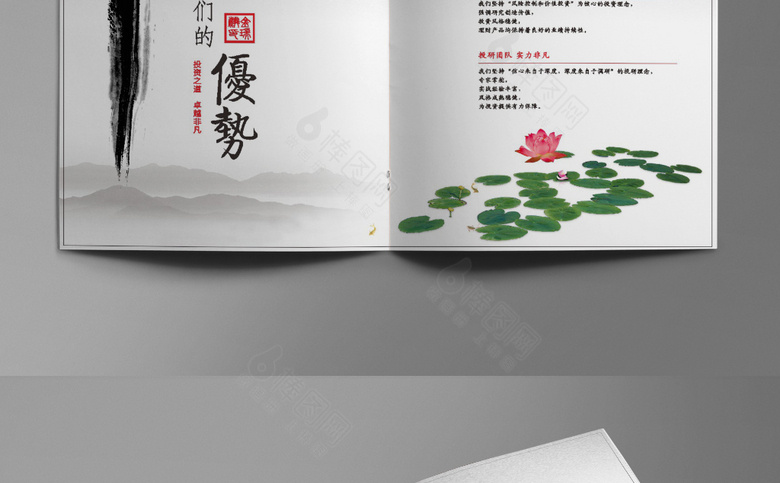 大气金融投资画册