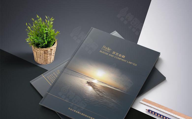 高档金融投资画册