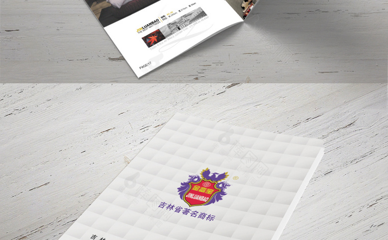 白色简约床垫画册