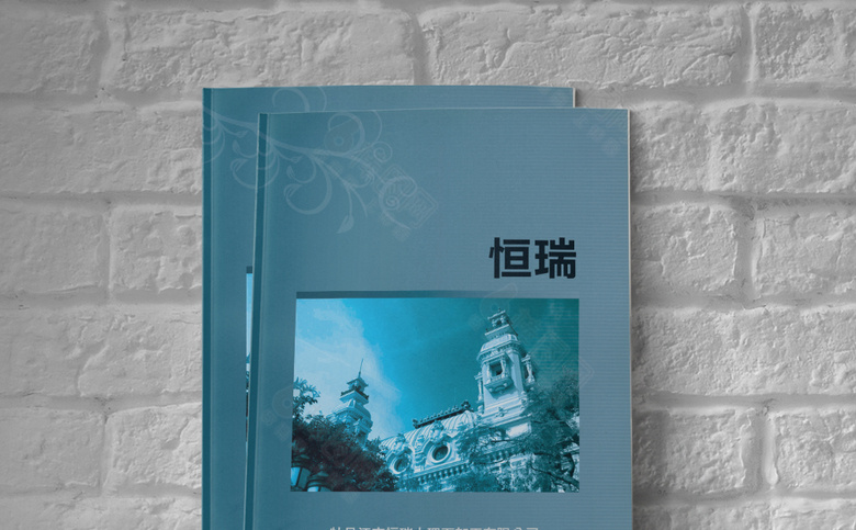 简约高档大理石画册