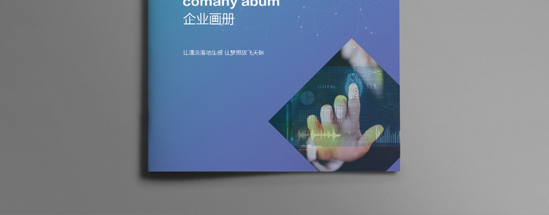 欧美风企业画册模板