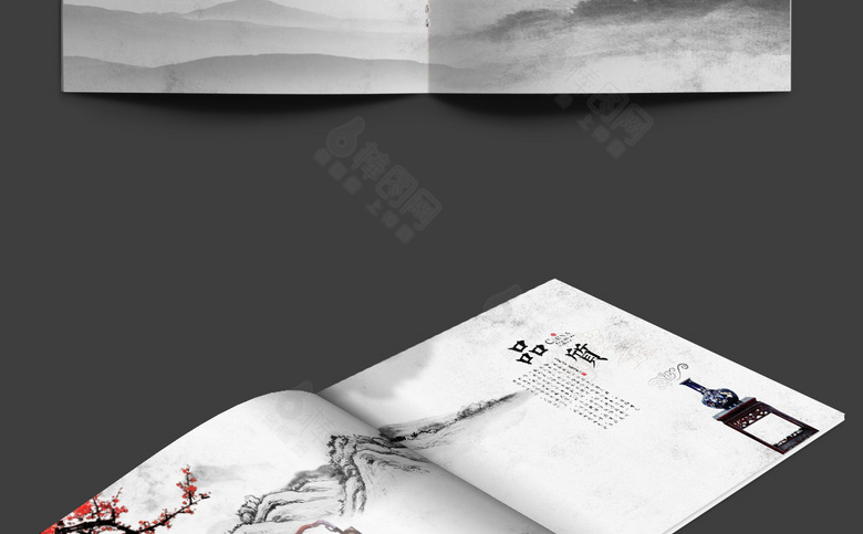古风画册模板设计