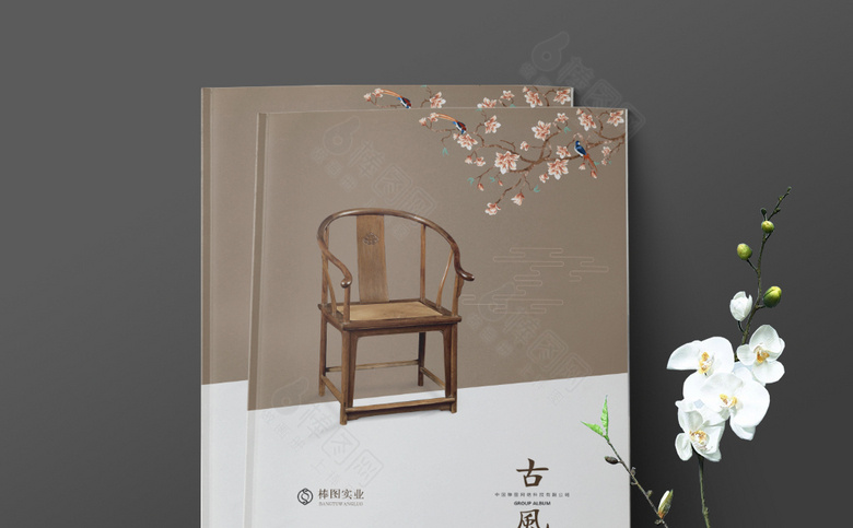 餐桌画册模板设计