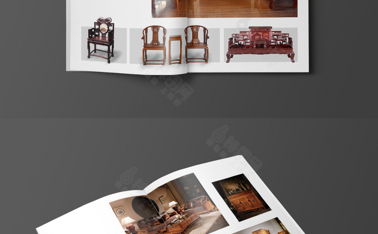 红木家具画册模板