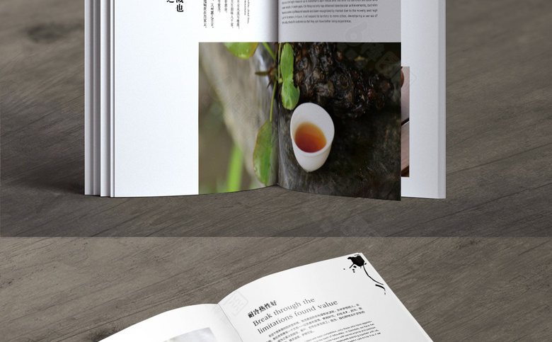茶具画册设计模板