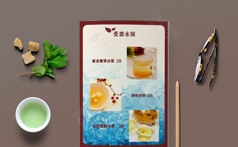 咖啡店菜单模板设计