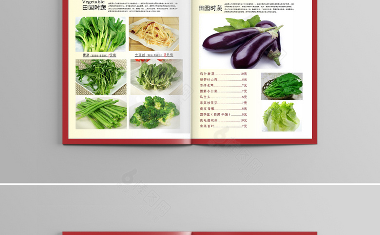 大气川菜菜谱模板