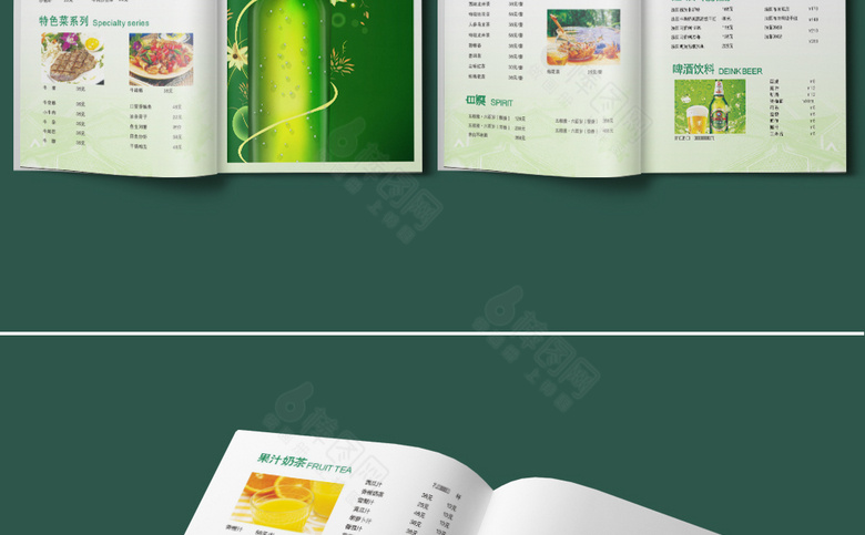 茶餐厅菜单设计
