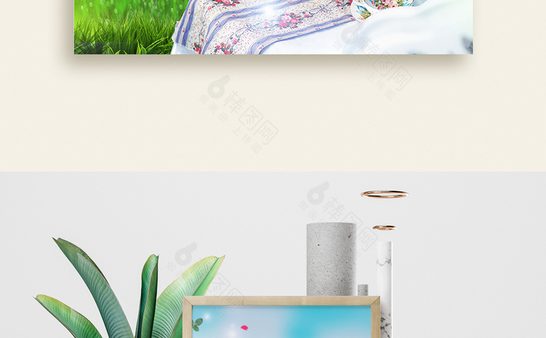 春天鲜花海报