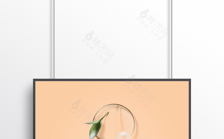 简约化妆品海报
