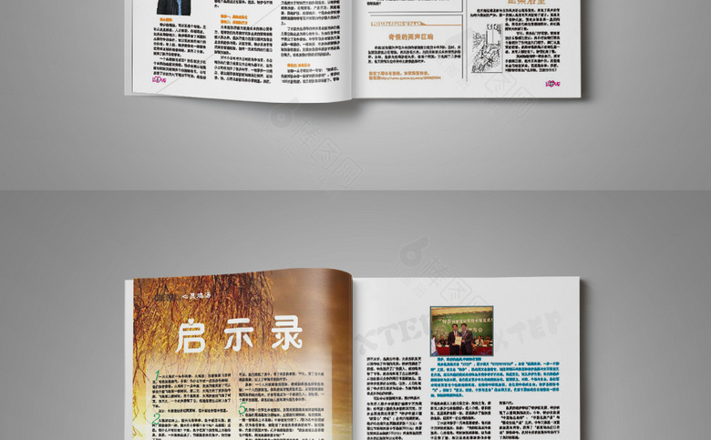 妇科医院诊所画册杂志模板