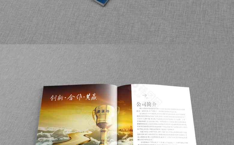 企业画册模板设计