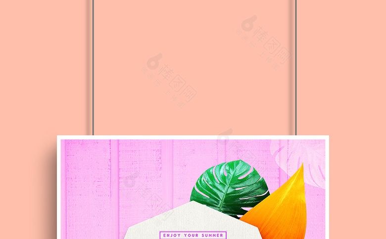 夏季树叶背景