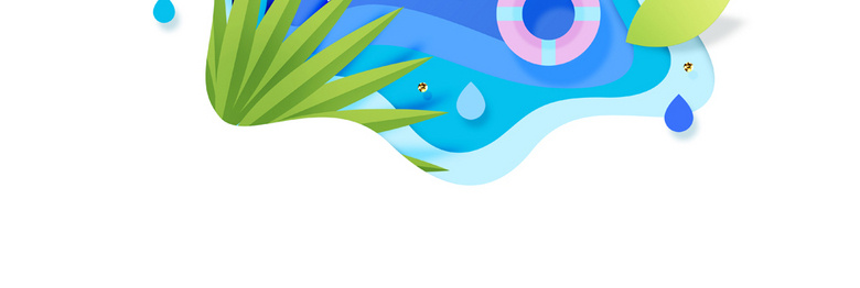 夏季插画元素
